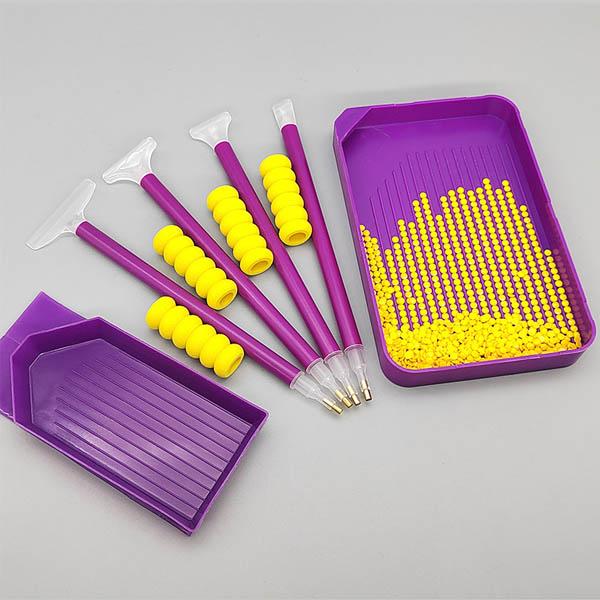 ダイヤモンドアート 作成ツール 穴空き ビッグトレー 補正ツール ペンヘッド ダイヤモンドアート ビ...