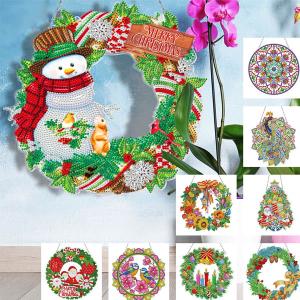 オブジェ 卓上 クリスマスツリー ダイヤモンドアート サンタクロース