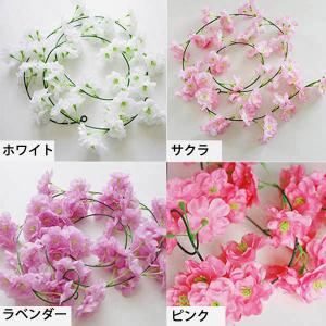 全長200cm ガーランド 桜 サクラ 桃の花...の詳細画像1