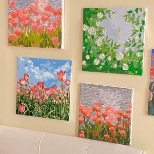 数字塗り絵 油絵風 フレーム絵画 ミニサイズ ...の詳細画像5