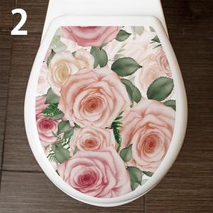 トイレ用 イラストステッカー 便器のふた フラ...の詳細画像2