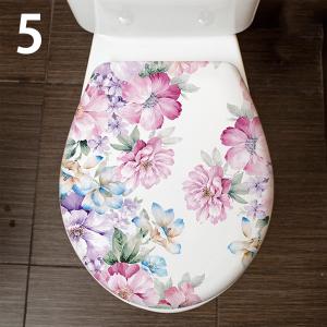 トイレ用 イラストステッカー 便器のふた フラ...の詳細画像5