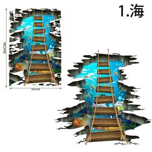 床用 ウォールステッカー 地面の穴 海底 マグ...の詳細画像4