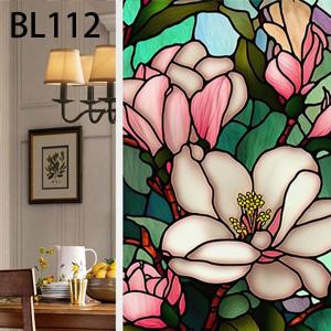 ガラスフィルム ステンドグラス柄 風景 マンダ...の詳細画像3