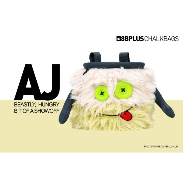 8BPLUS(エイトビープラス)クライミングチョークバッグ AJ ボルダリング