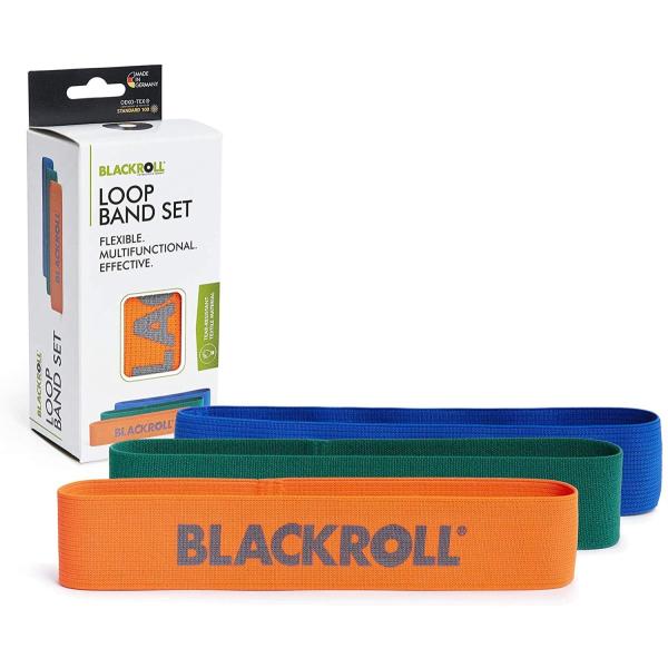 ブラックロール トレーニングチューブ LOOP BAND 3セット グリーン オレンジ ブルー ドイ...