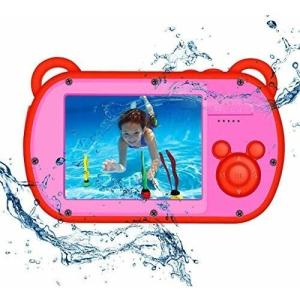 キッズカメラ 防水 CamKing 子供 カメラ防水 デジタルカメラ トイカメラ 子供用 カメラ 知育玩具 K6 2.7インチ｜pearlight