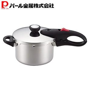 片手 圧力鍋 3.0L IH対応 レシピ付 軽量 単層 NEO HB-1734 パール金属