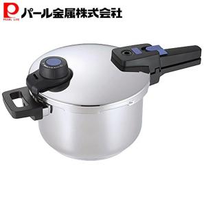 圧力鍋 3.5L IH対応 3層底 切り替え式 プレミアムクイックエコ HB-3294 パール金属