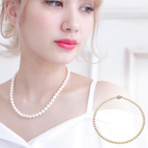 パール ネックレス　本真珠　アコヤ真珠　シルバー刻印　冠婚葬祭　ネックレス アコヤ本真珠ネックレス P3075n 7.5〜8.0mm<br>パールネックレス 真珠