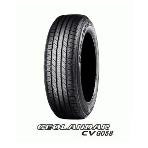 ヨコハマ　ジオランダー　CV G058 235/60r18 23年製　バリ山 Yokohama Geolandar CV G058 235/60R18XL 107V BW Tire, All-Season