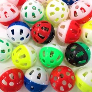 ベルボール（マルチ）1個 鈴の入ったプラスティックボール