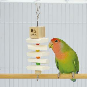 SANKO カトルボーン ハンガー（ハンギングタイプ）おもちゃにもなる吊せるカットルボーン カルシウム補給 イカの甲骨 鳥 インコ｜インコ専門店ぺありー