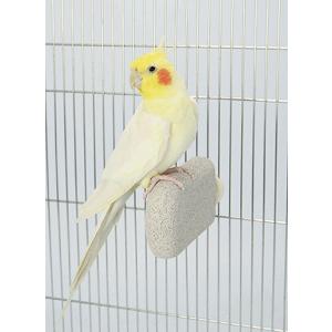 【レギュラーサイズ】SANKO 爪とぎステップ（軽石製）爪とぎパーチ 止まり木 鳥 インコ ツメ ト...