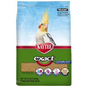 ケイティ/KAYTEE イグザクト ナチュラル オカメインコ 1.36kg exact natural コカティール ペレット 鳥 餌 無着色 インコ フード エグザクト セキセイインコ