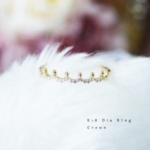 K18 数粒 あこや真珠 ベビーパール リング akoya ring : パール優美