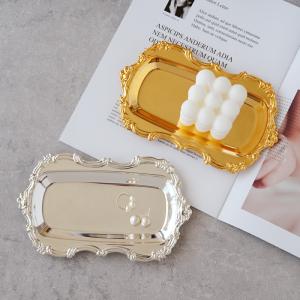 トレイ小物入れ アクセサリー ゴールド シルバートレー