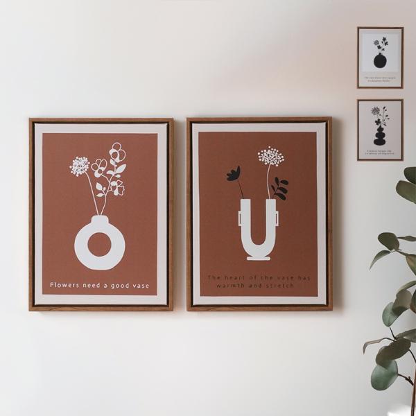 アートポスター フレーム付き ポスター おしゃれ 北欧 30×40cm 壁掛け 玄関 リビング イン...