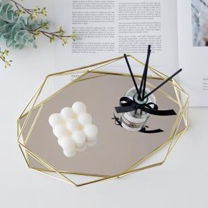 ミラートレイ トレーゴールド おしゃれ かわいい