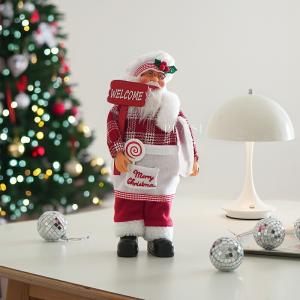 クリスマス サンタクロース 人形 動く ミュージックサンタ 飾り