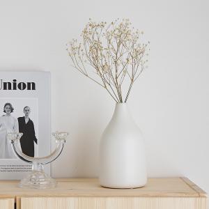 フラワーベース 造花専用 花瓶 北欧 陶器 白...の詳細画像4