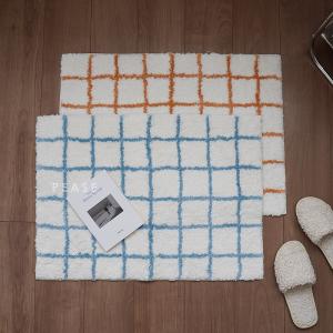 グラフチェック マット 玄関マット 50×70...の詳細画像2