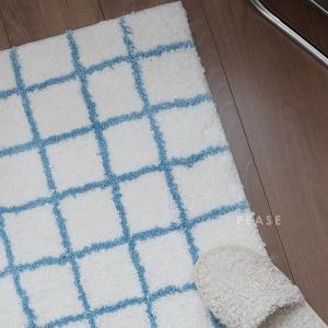 グラフチェック マット 玄関マット 50×70...の詳細画像5