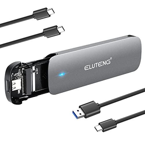 ELUTENG M.2 SSD 外付けケース NVMe/SATA 両対応 USB3.1 GEN2 1...