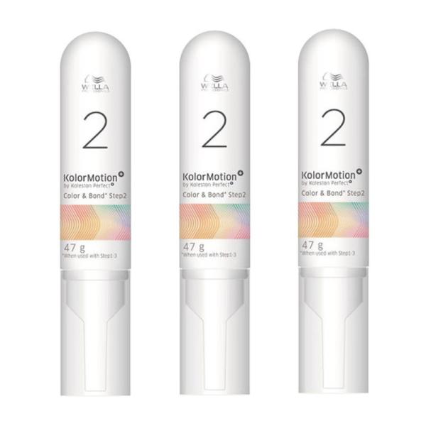 ウエラ カラーモーション＋ カラー&amp;ボンド STEP 2　47g3点セット