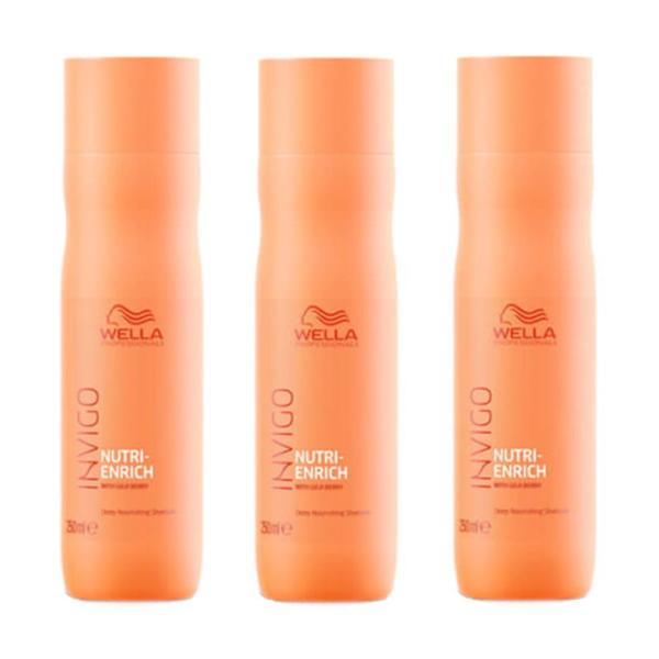 ウエラ インヴィゴ INVIGO ニュートリエンリッチ　ディープ シャンプー 250ml 3本セット