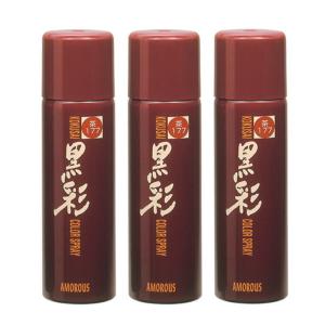 アモロス 黒彩 ヘアカラースプレー 135ml (93g) 茶×6本セット : PECHKA