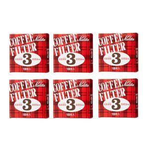 クリックポストで送料無料 Kalita(カリタ)　丸ロシ #3（100枚）(21005)×6点セット
