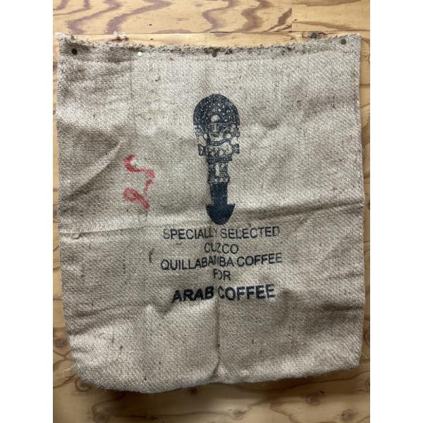 コーヒー麻袋　ペルー　約80cm×55cm