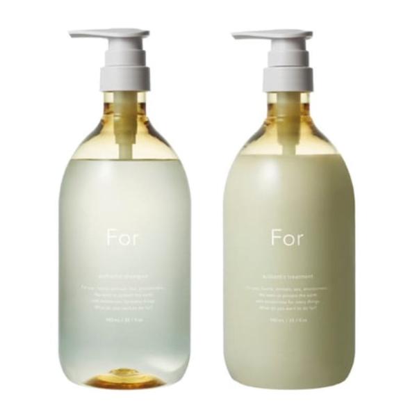 for(フォー) オーセンティック シャンプー (980ml) トリートメント (980g)セット