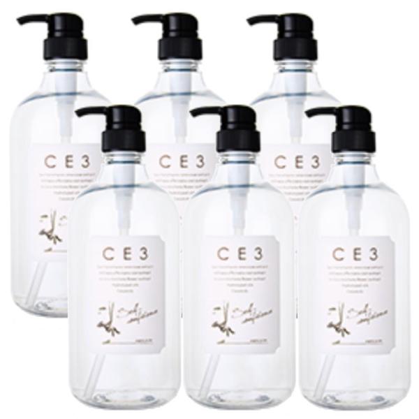 ミアンビューティー　CE3 共通詰替えボトル 1000ml,1000g用（識別シール付）×6本セット