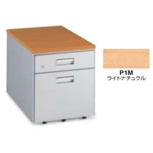 【配送のみ・お客様組立】 コクヨ インフォントR ワゴン 2段 本体：フラットシルバー 天板：ライト...