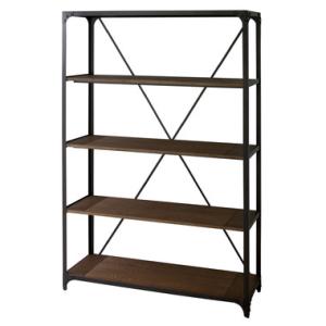ヴィンテージ什器4D ワイド（DIS-939BK/ブラック）シェルフ　オープンラック　4段　飾り棚　...