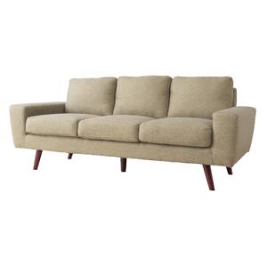 ルシア 3人掛 ソファ（GS-88BE/ベージュ）SOFA 3P　脚取り外し可能　ロータイプ使用可能　ローソファ　　インテリア　家具　おしゃれ