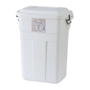 トラッシュカン30L（LFS-934WH/ホワイト）ゴミ箱　ごみ箱　ペール缶　ダストボックス　ダウン...