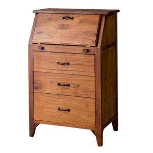 ティンバー ライティングチェスト 洋箪笥 書き物机 デスク チェスト