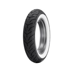 DUNLOP D407 R リア 180/65B16 81H TL (WWW) ワイドホワイト 1本...