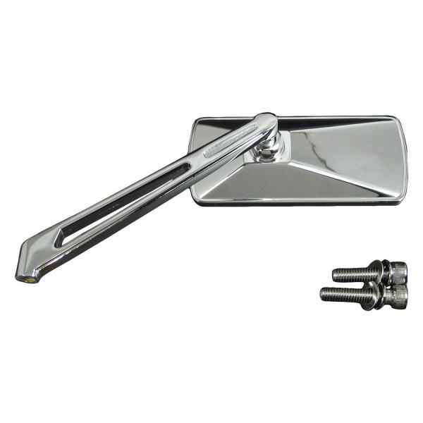 スポーツスター XL スムーススクエアビレットミラー 左