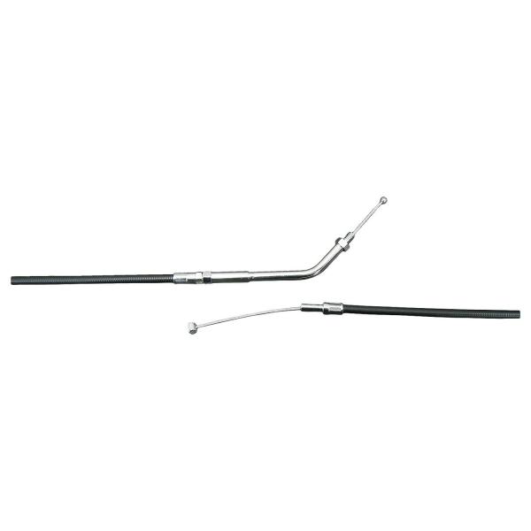 スポーツスター XL 33in スロットルケーブル 45° ブラック -95y XL用
