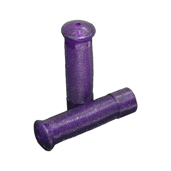 スポーツスター XL ソフテイル ダイナ ツーリング V-ROD ジャックハマーグリップ 紫ラメ