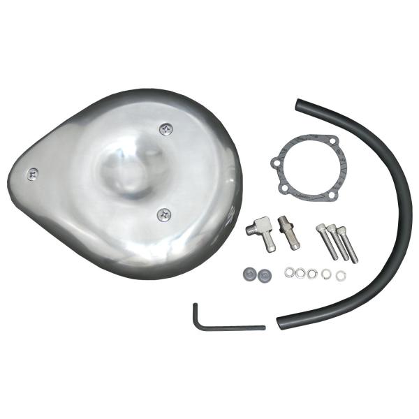 CVキャブ用 ティアドロップタイプエアクリーナー ポリッシュ