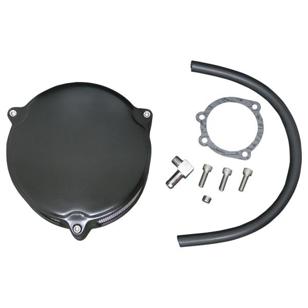 CVキャブ用 オープンタイプエアクリーナー ブラック