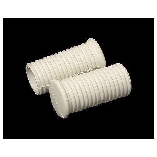 OEMタイプ メス型フットペグ ラージ用リプレイスラバー ホワイト