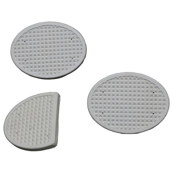 ソフテイル ダイナ ツーリング ロッカークラッチマウント用パッドセット 白