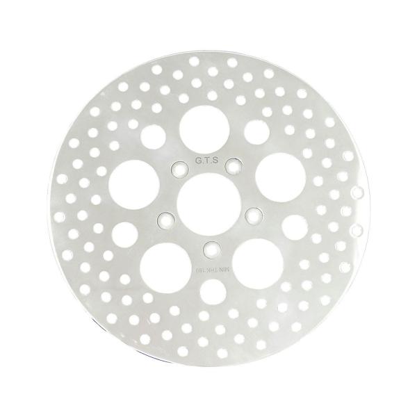 ダイナ スポーツスター XL ドリルドステンレスローター 00y- リア ミラーポリッシュ