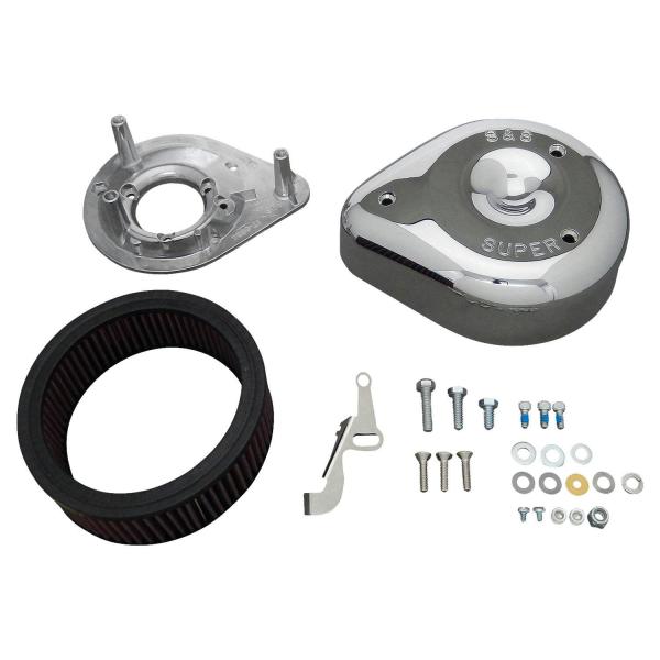 ソフテイル ダイナ ツーリング スポーツスター XL S&amp;S ティアドロップエアクリーナーキット 3...